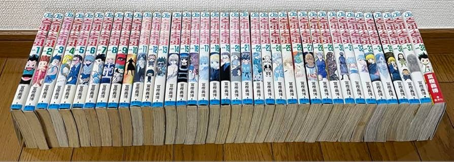 Amazon.co.jp: 冨樫義博 ハンターハンター 全巻セット 1-38巻